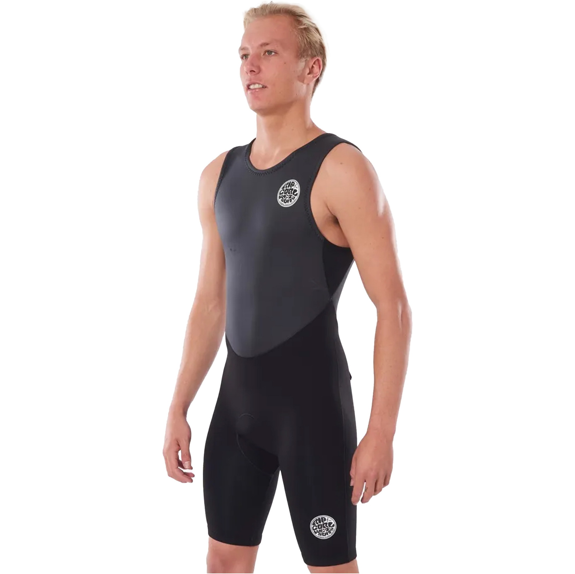 2026 Rip Curl Mens Dawn Patrol 2mm Short John Wetsuit 116MSP - Black